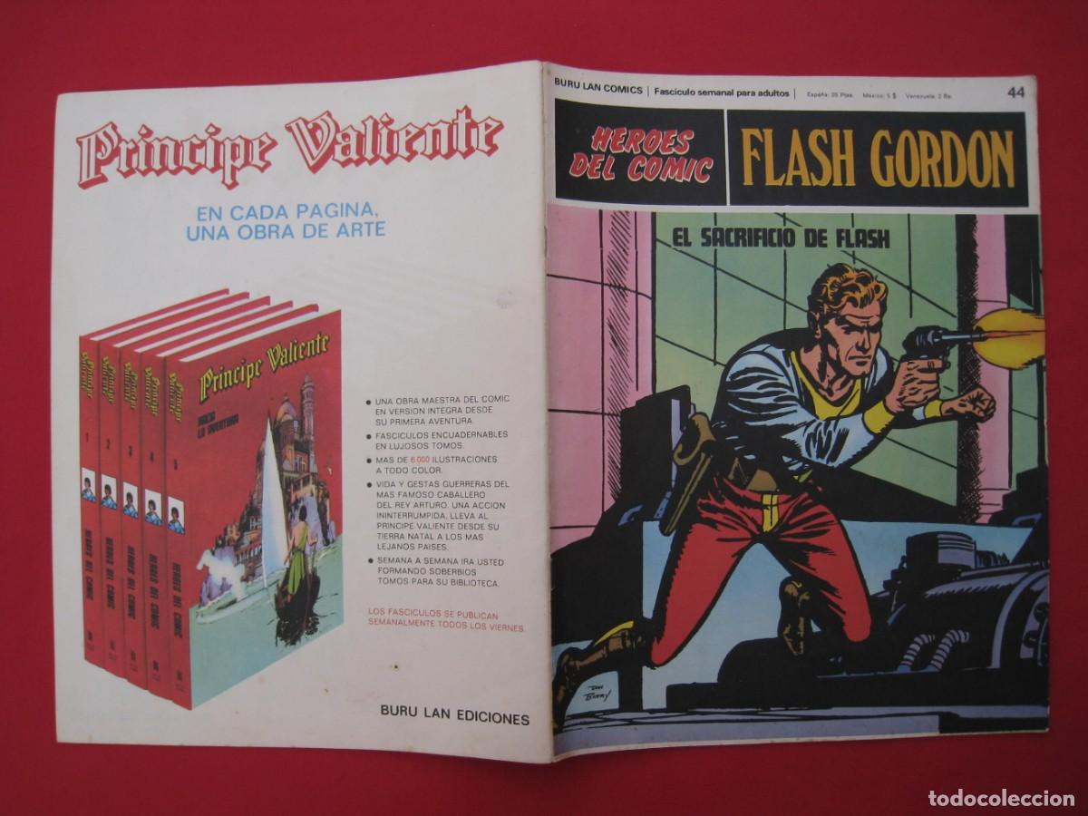 C&oacute;mics: HEROES DEL COMIC - FLASH GORDON - N&ordm; 44 - EDICIONES BURU LAN. - Foto 2