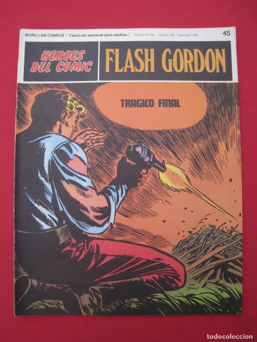 C&oacute;mics: HEROES DEL COMIC - FLASH GORDON - N&ordm; 45 - EDICIONES BURU LAN. - Foto 1