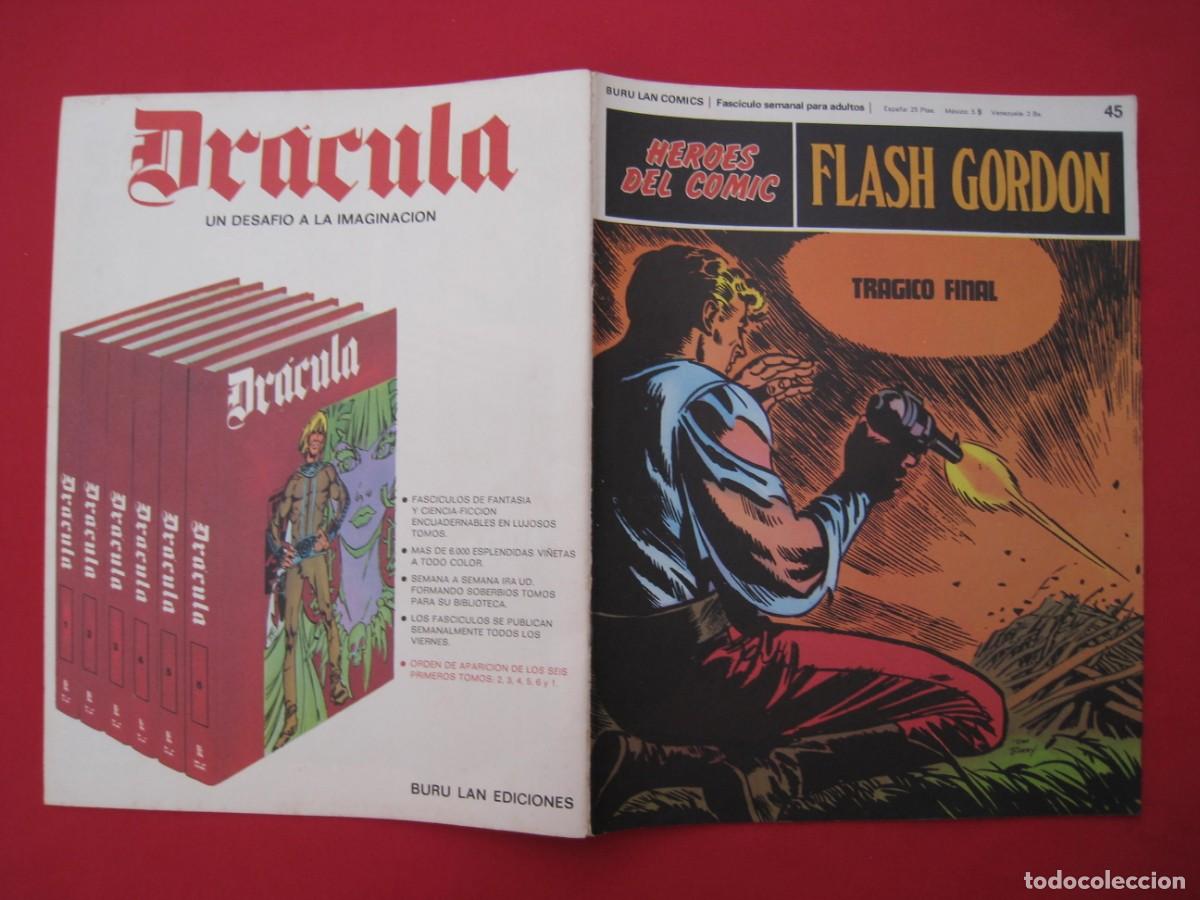 C&oacute;mics: HEROES DEL COMIC - FLASH GORDON - N&ordm; 45 - EDICIONES BURU LAN. - Foto 2