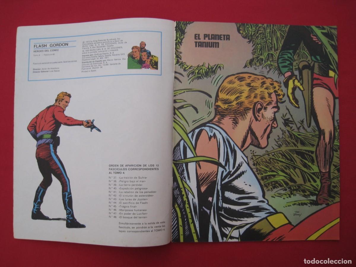C&oacute;mics: HEROES DEL COMIC - FLASH GORDON - N&ordm; 45 - EDICIONES BURU LAN. - Foto 6