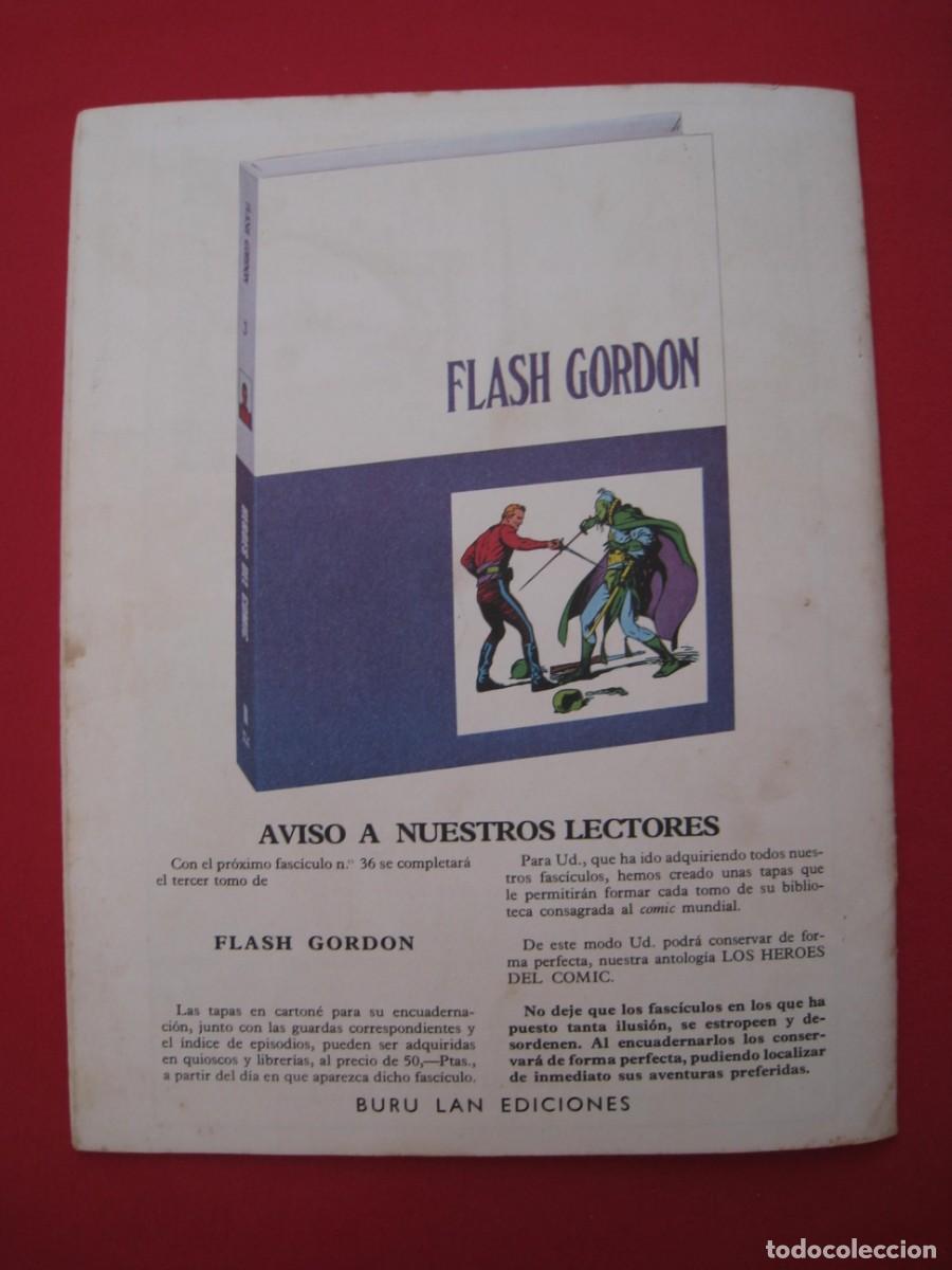 C&oacute;mics: HEROES DEL COMIC - FLASH GORDON - N&ordm; 35 - EDICIONES BURU LAN. - Foto 16