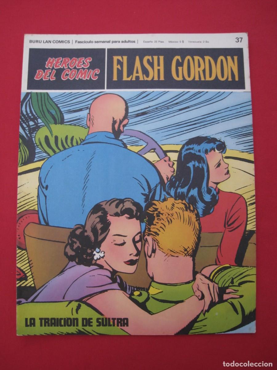 C&oacute;mics: HEROES DEL COMIC - FLASH GORDON - N&ordm; 37 - EDICIONES BURU LAN. - Foto 1