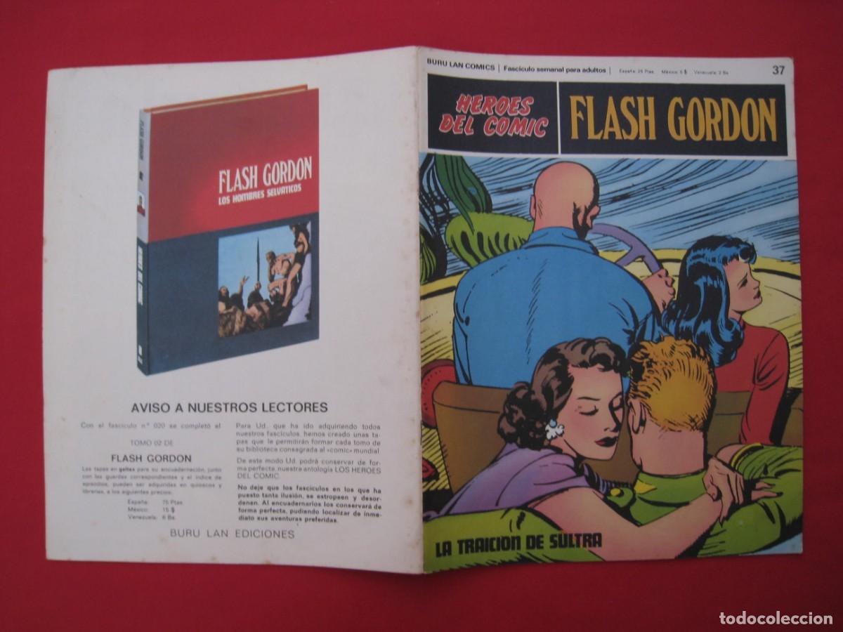 C&oacute;mics: HEROES DEL COMIC - FLASH GORDON - N&ordm; 37 - EDICIONES BURU LAN. - Foto 2