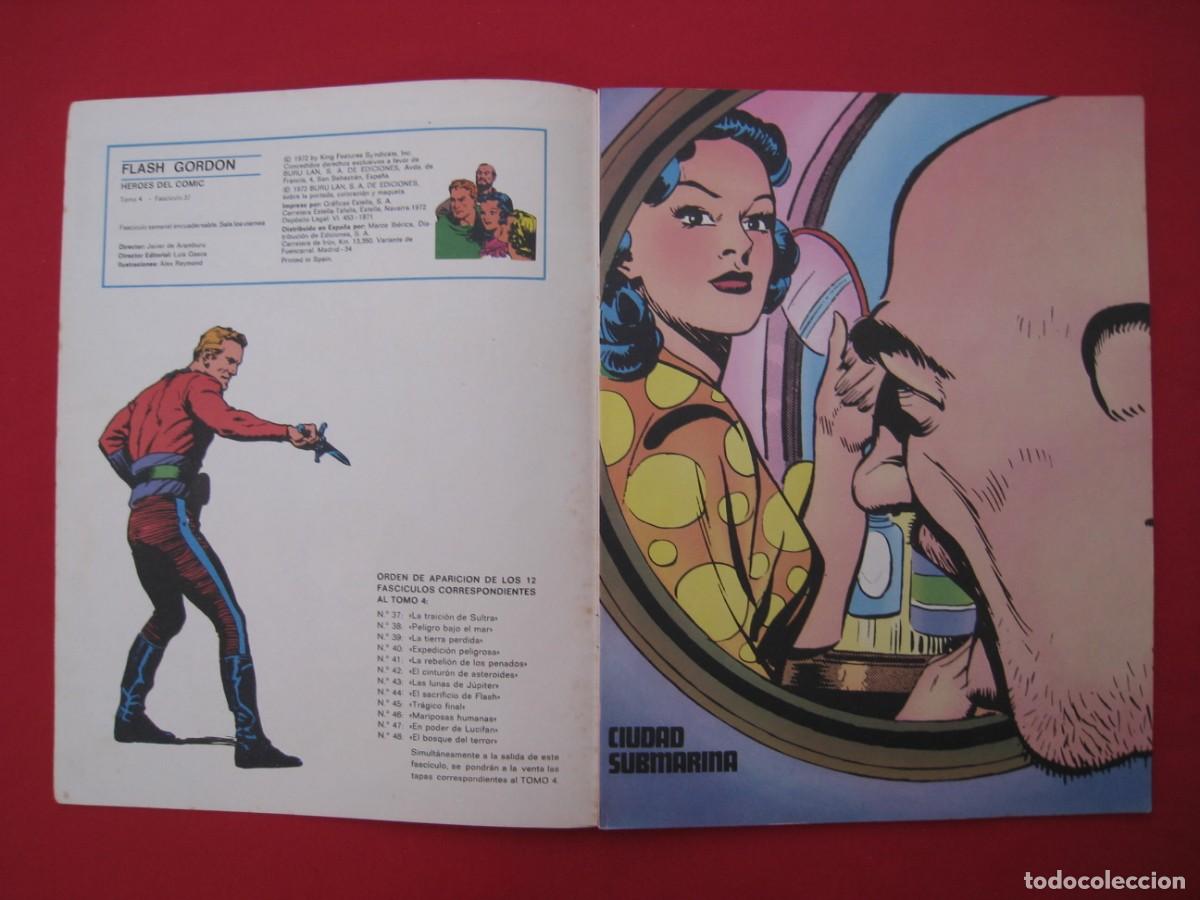 C&oacute;mics: HEROES DEL COMIC - FLASH GORDON - N&ordm; 37 - EDICIONES BURU LAN. - Foto 6