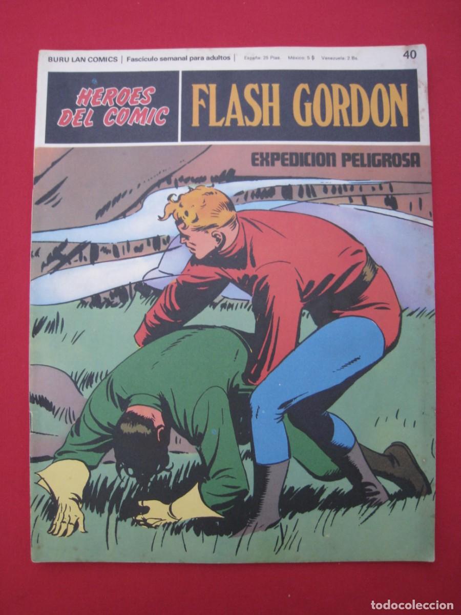 C&oacute;mics: HEROES DEL COMIC - FLASH GORDON - N&ordm; 40 - EDICIONES BURU LAN. - Foto 1