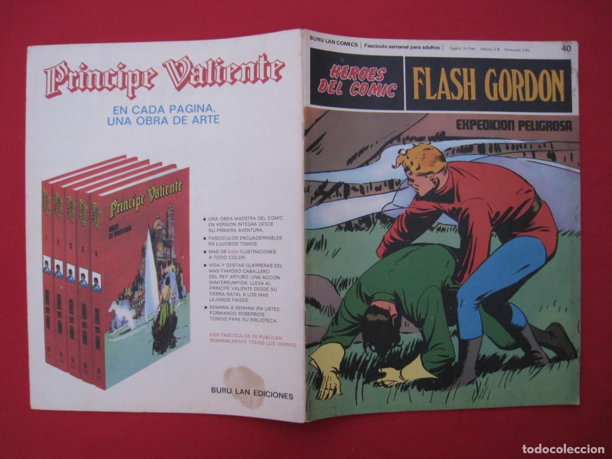 C&oacute;mics: HEROES DEL COMIC - FLASH GORDON - N&ordm; 40 - EDICIONES BURU LAN. - Foto 2