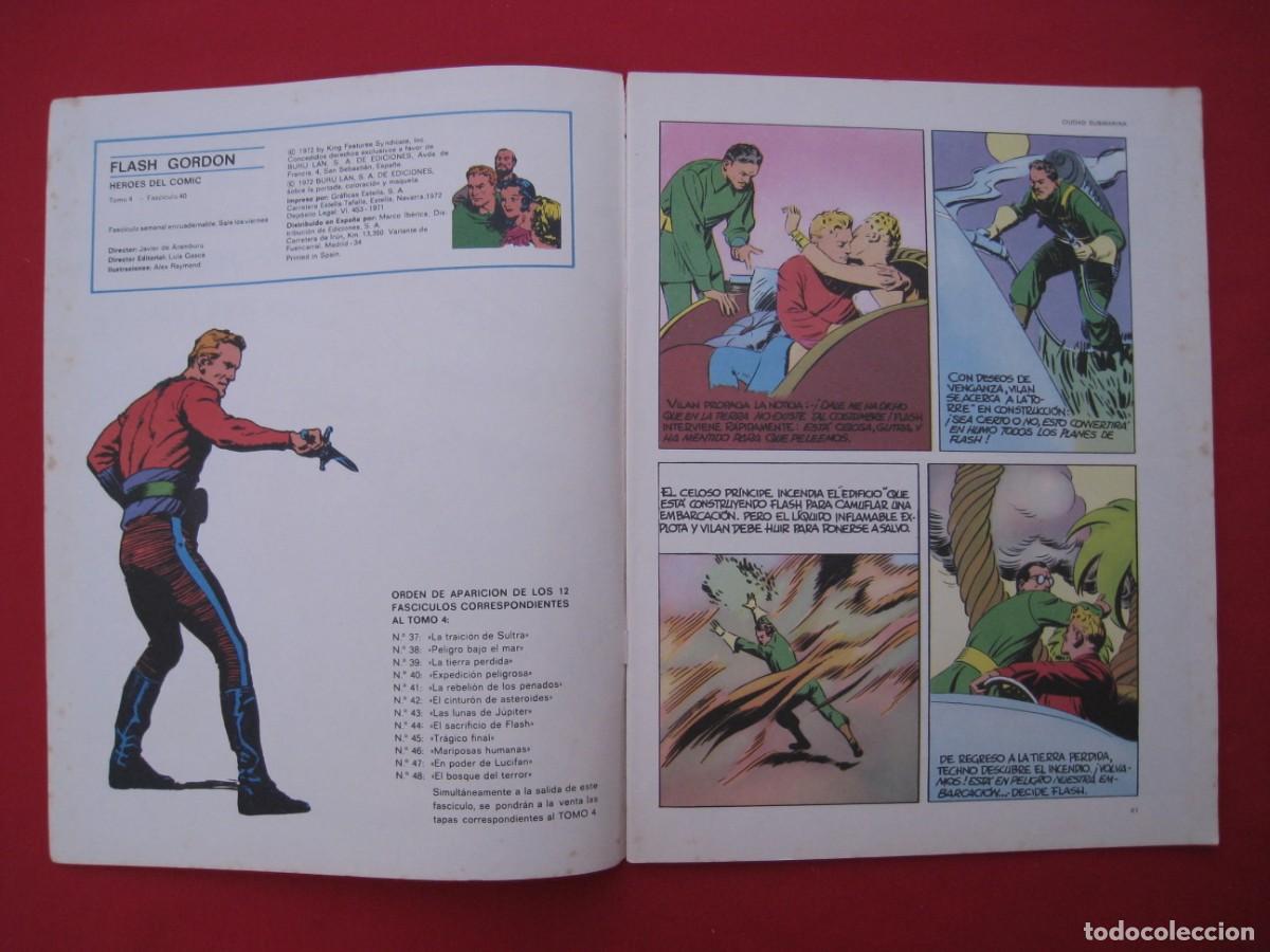 C&oacute;mics: HEROES DEL COMIC - FLASH GORDON - N&ordm; 40 - EDICIONES BURU LAN. - Foto 6