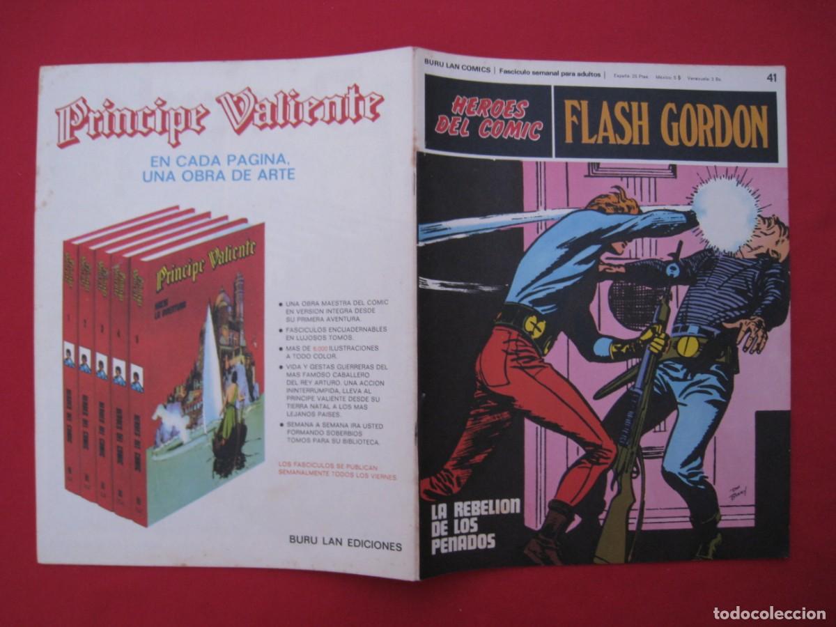 C&oacute;mics: HEROES DEL COMIC - FLASH GORDON - N&ordm; 41 - EDICIONES BURU LAN. - Foto 2