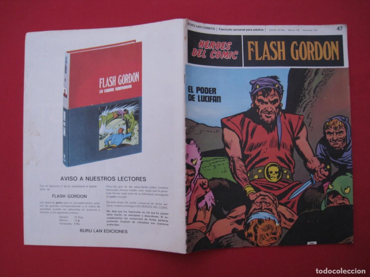 C&oacute;mics: HEROES DEL COMIC - FLASH GORDON - N&ordm; 47 - EDICIONES BURU LAN. - Foto 2