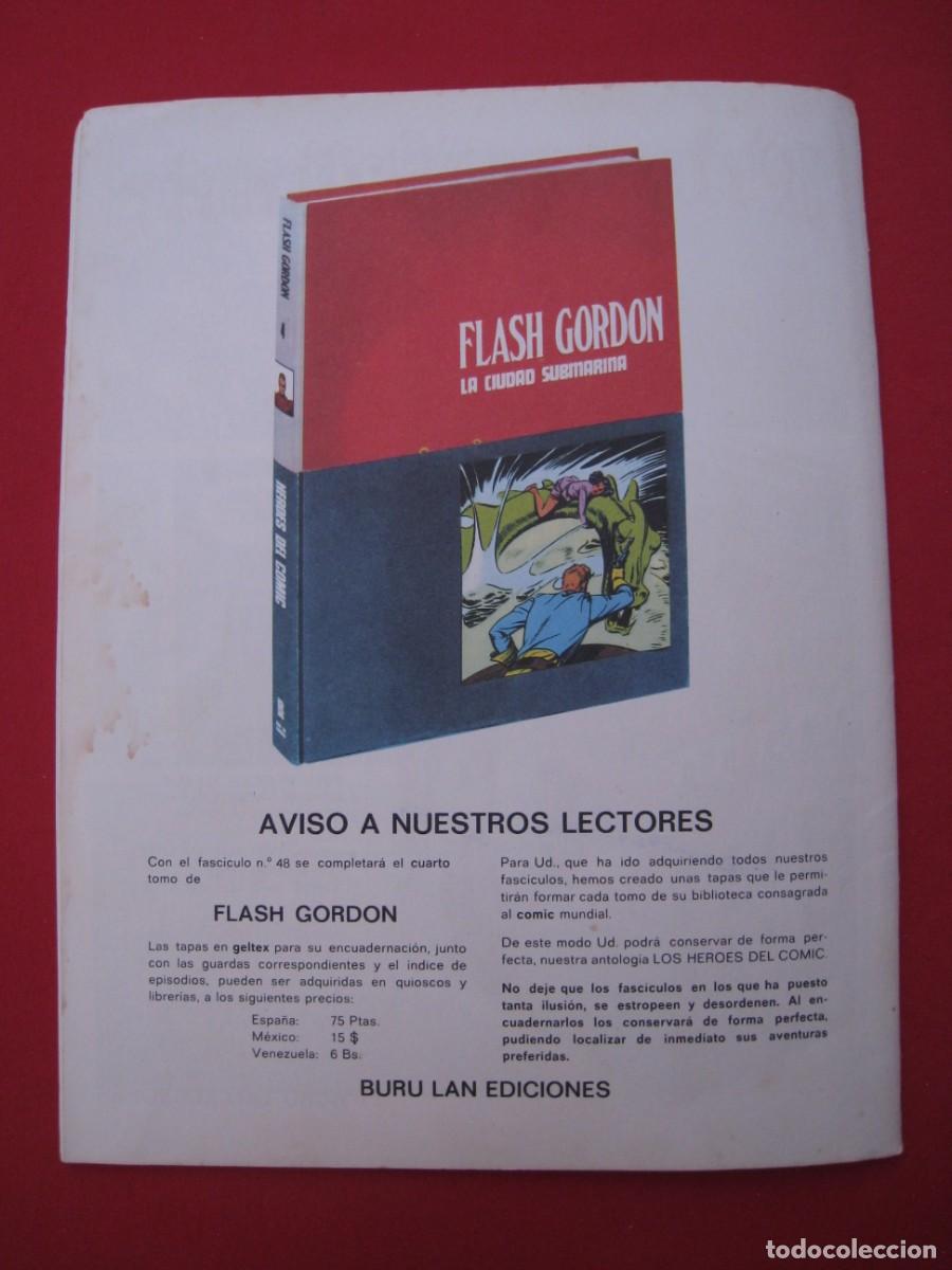 C&oacute;mics: HEROES DEL COMIC - FLASH GORDON - N&ordm; 47 - EDICIONES BURU LAN. - Foto 20