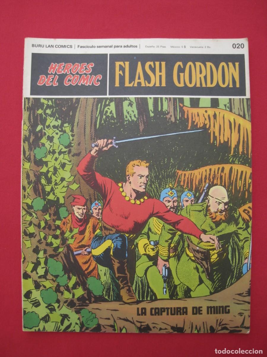C&oacute;mics: HEROES DEL COMIC - FLASH GORDON - N&ordm; 20 - EDICIONES BURU LAN. - Foto 1