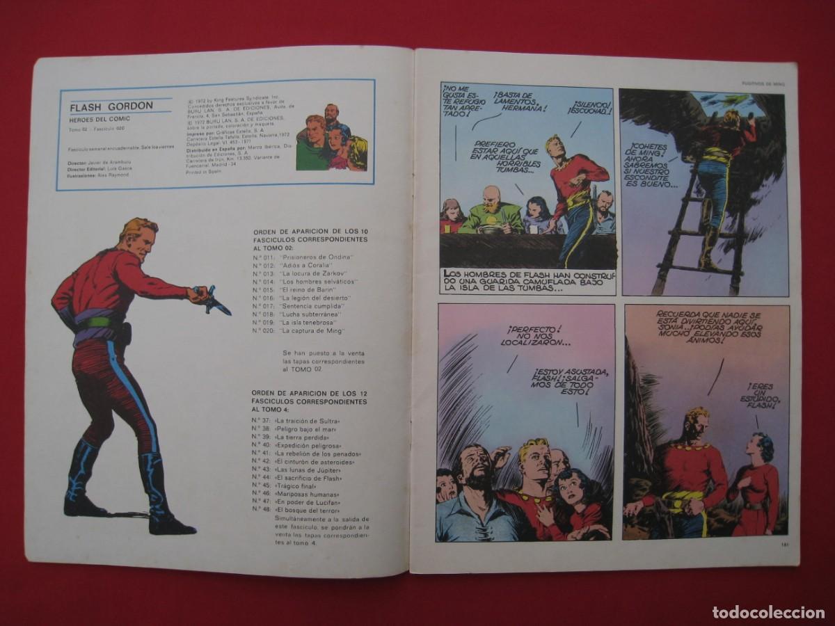 C&oacute;mics: HEROES DEL COMIC - FLASH GORDON - N&ordm; 20 - EDICIONES BURU LAN. - Foto 6
