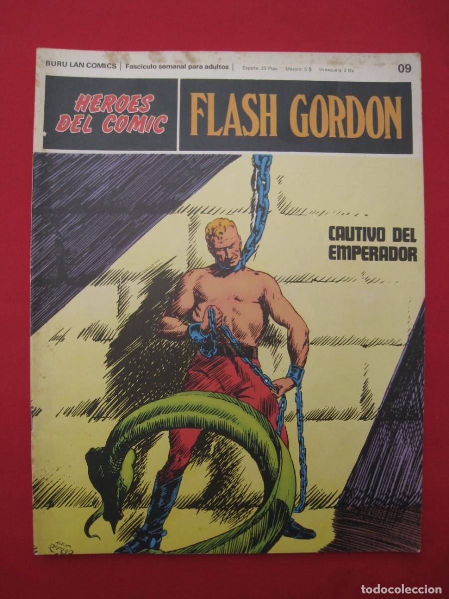 C&oacute;mics: HEROES DEL COMIC - FLASH GORDON - N&ordm; 9 - EDICIONES BURU LAN. - Foto 1