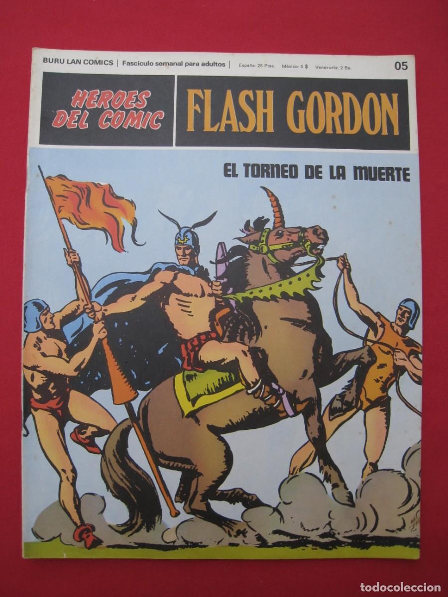 C&oacute;mics: HEROES DEL COMIC - FLASH GORDON - N&ordm; 5 - EDICIONES BURU LAN. - Foto 1