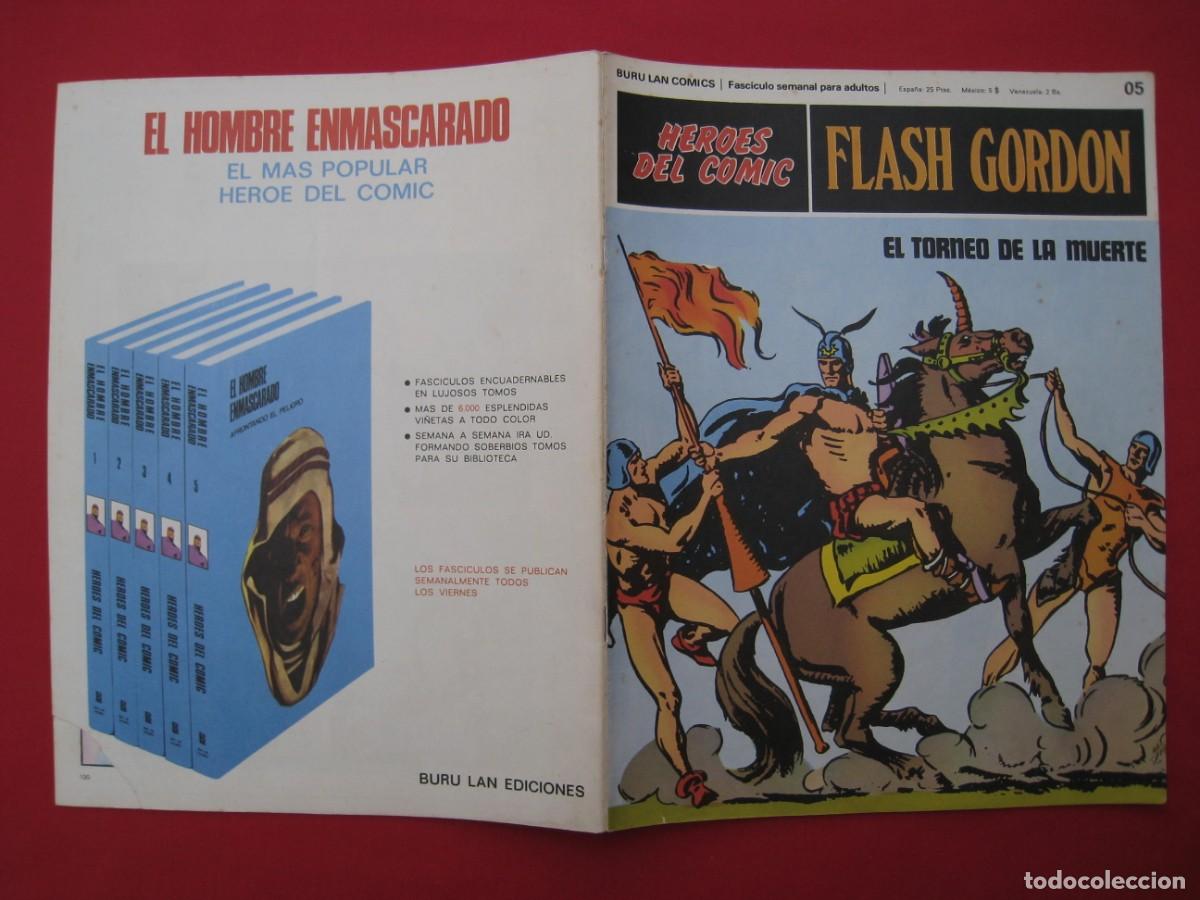 C&oacute;mics: HEROES DEL COMIC - FLASH GORDON - N&ordm; 5 - EDICIONES BURU LAN. - Foto 2