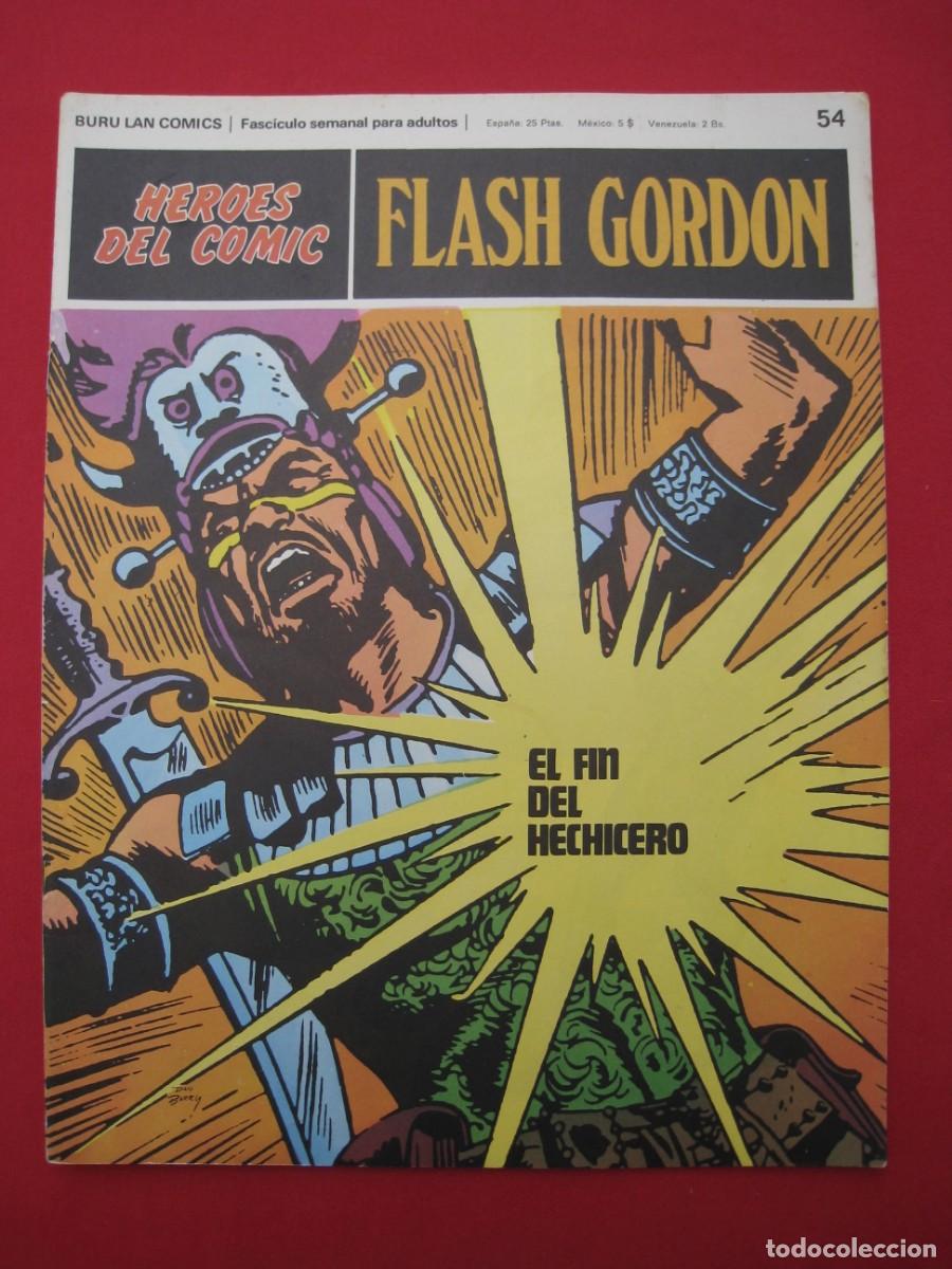 C&oacute;mics: HEROES DEL COMIC - FLASH GORDON - N&ordm; 54 - EDICIONES BURU LAN. - Foto 1