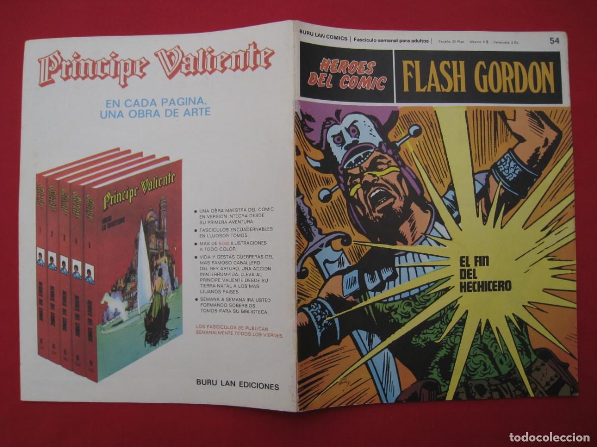 C&oacute;mics: HEROES DEL COMIC - FLASH GORDON - N&ordm; 54 - EDICIONES BURU LAN. - Foto 2