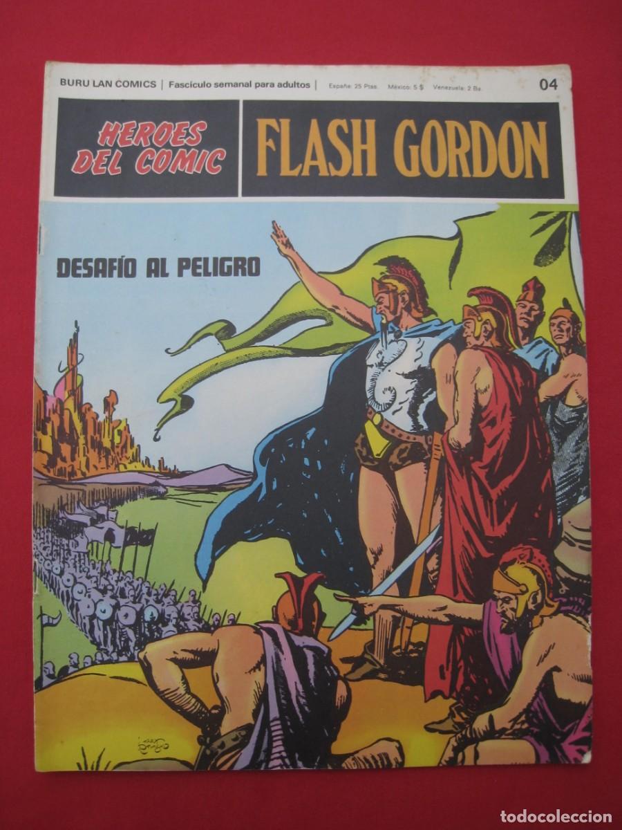 C&oacute;mics: HEROES DEL COMIC - FLASH GORDON - N&ordm; 4 - EDICIONES BURU LAN. - Foto 1