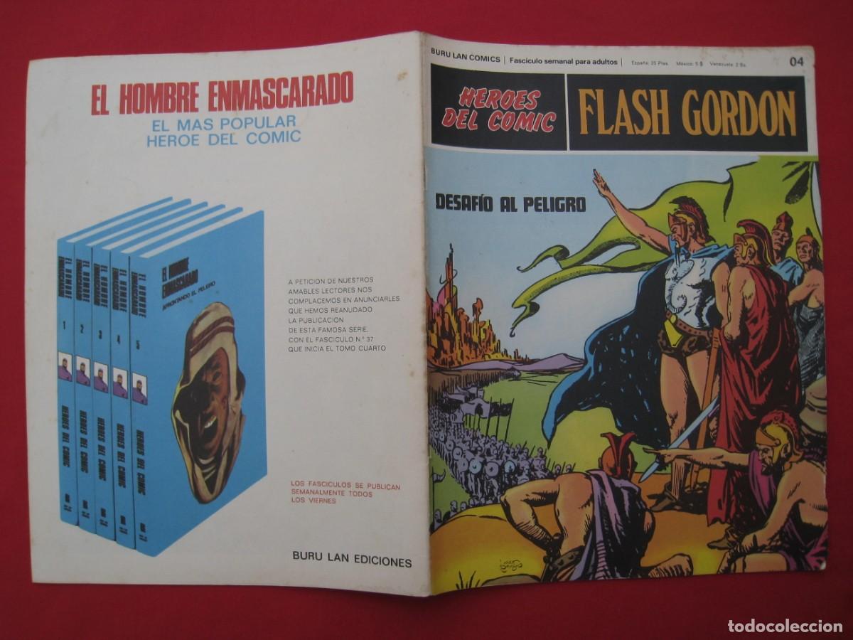 C&oacute;mics: HEROES DEL COMIC - FLASH GORDON - N&ordm; 4 - EDICIONES BURU LAN. - Foto 2
