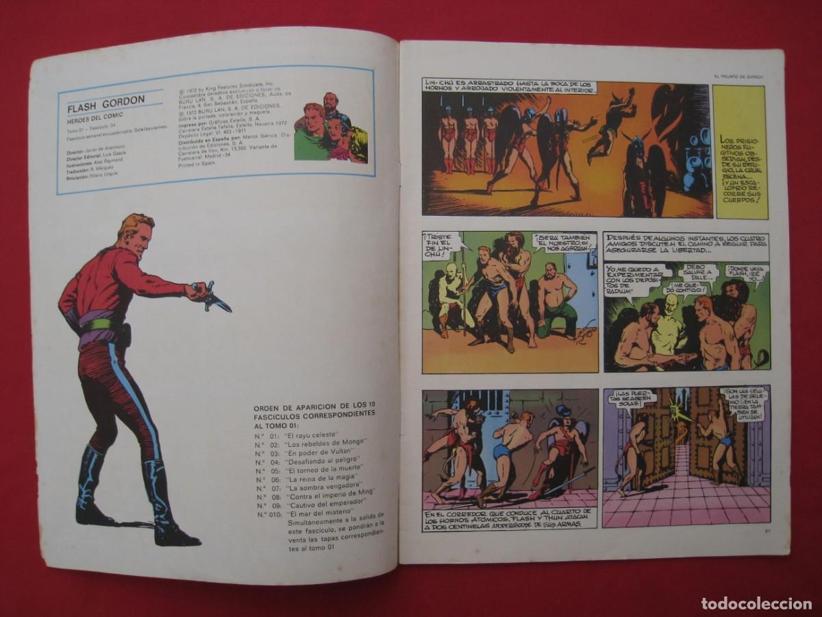 C&oacute;mics: HEROES DEL COMIC - FLASH GORDON - N&ordm; 4 - EDICIONES BURU LAN. - Foto 6