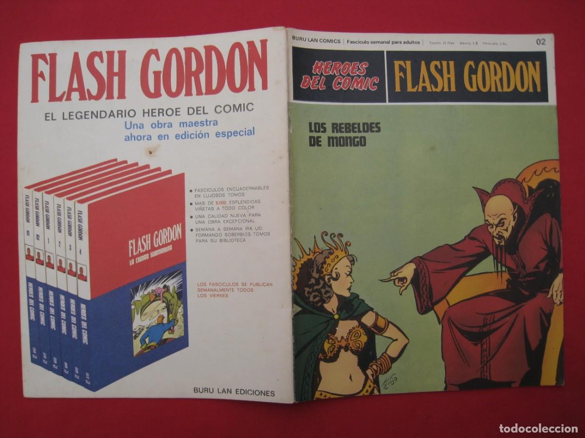 C&oacute;mics: HEROES DEL COMIC - FLASH GORDON - N&ordm; 2 - EDICIONES BURU LAN. - Foto 2