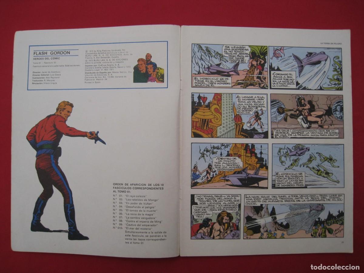 C&oacute;mics: HEROES DEL COMIC - FLASH GORDON - N&ordm; 2 - EDICIONES BURU LAN. - Foto 6