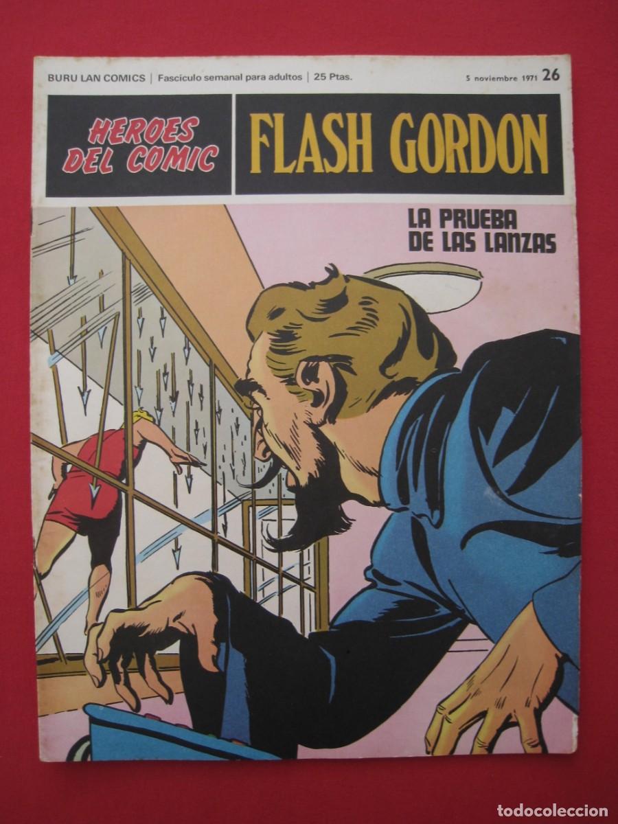 C&oacute;mics: HEROES DEL COMIC - FLASH GORDON - N&ordm; 26 - EDICIONES BURU LAN. - Foto 1