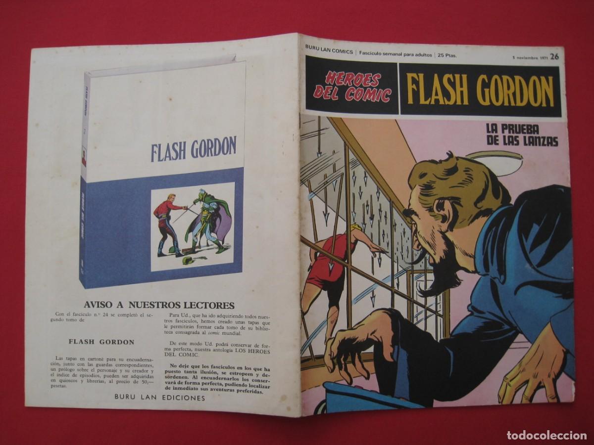 C&oacute;mics: HEROES DEL COMIC - FLASH GORDON - N&ordm; 26 - EDICIONES BURU LAN. - Foto 2