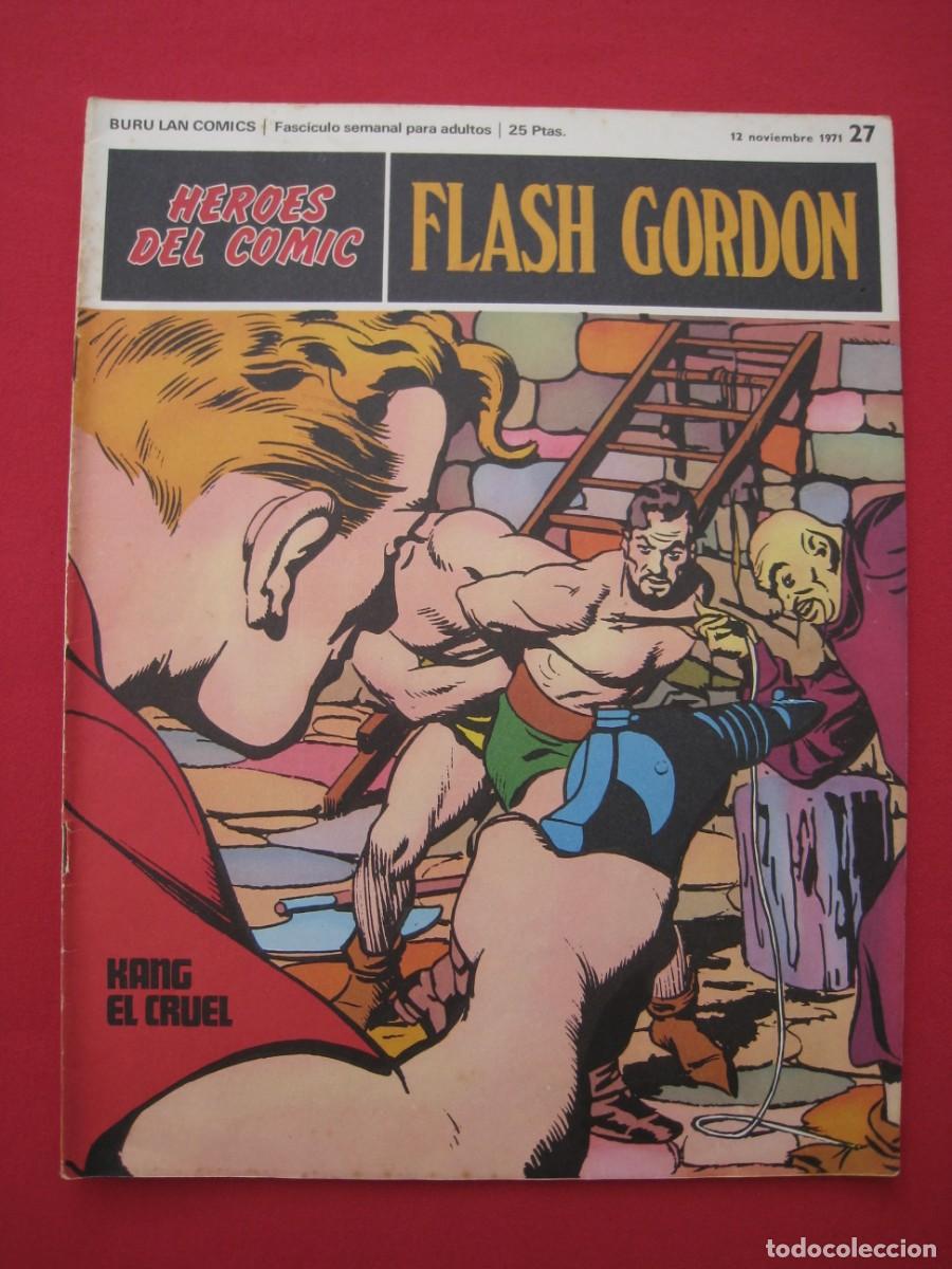 C&oacute;mics: HEROES DEL COMIC - FLASH GORDON - N&ordm; 27 - EDICIONES BURU LAN. - Foto 1