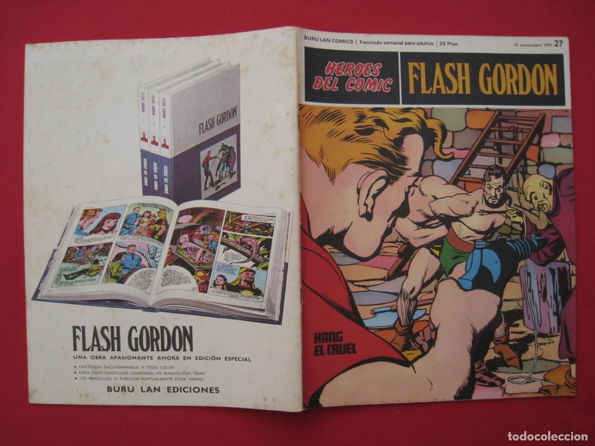 C&oacute;mics: HEROES DEL COMIC - FLASH GORDON - N&ordm; 27 - EDICIONES BURU LAN. - Foto 2
