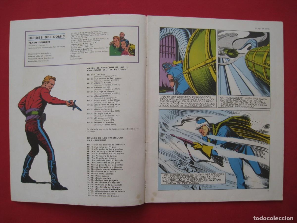 C&oacute;mics: HEROES DEL COMIC - FLASH GORDON - N&ordm; 27 - EDICIONES BURU LAN. - Foto 6