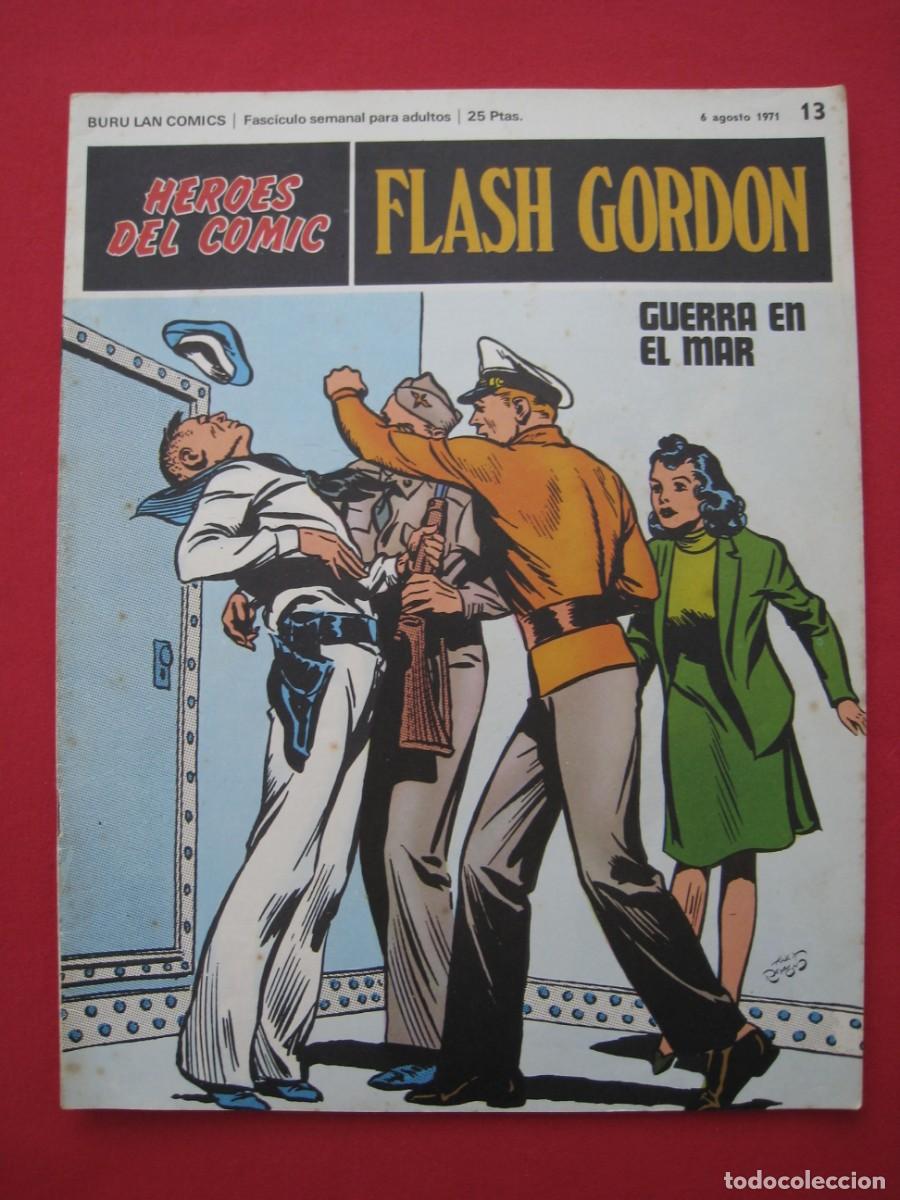 C&oacute;mics: HEROES DEL COMIC - FLASH GORDON - N&ordm; 13 - EDICIONES BURU LAN. - Foto 1