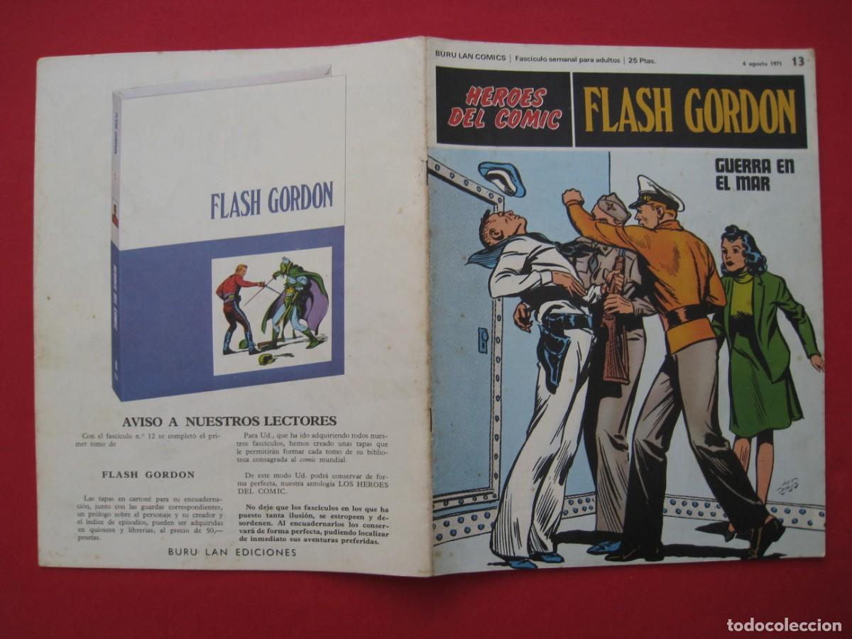 C&oacute;mics: HEROES DEL COMIC - FLASH GORDON - N&ordm; 13 - EDICIONES BURU LAN. - Foto 2