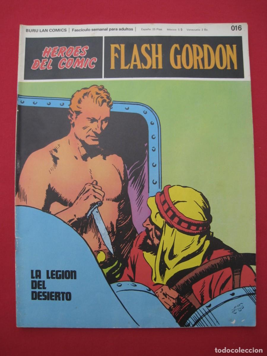 C&oacute;mics: HEROES DEL COMIC - FLASH GORDON - N&ordm; 16 - EDICIONES BURU LAN. - Foto 1