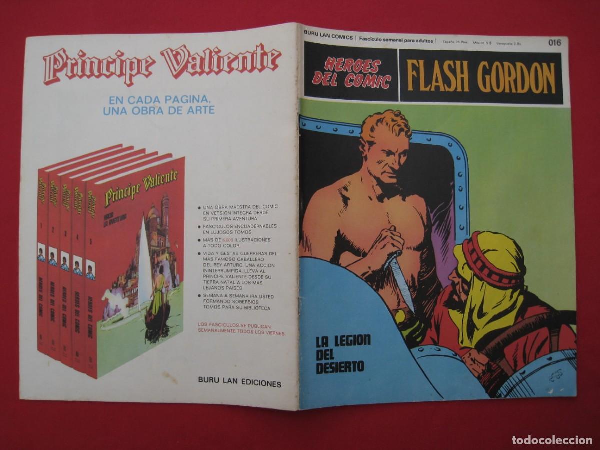 C&oacute;mics: HEROES DEL COMIC - FLASH GORDON - N&ordm; 16 - EDICIONES BURU LAN. - Foto 2
