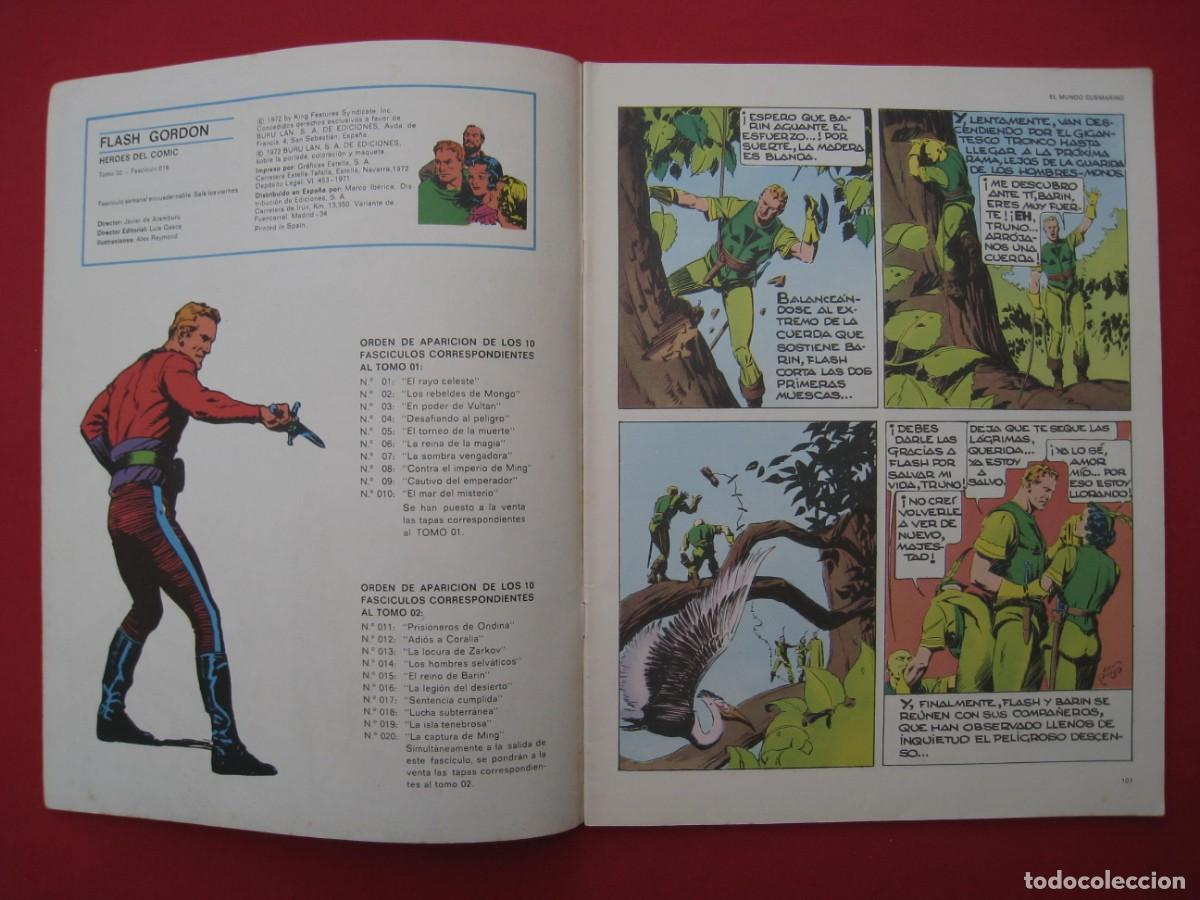 C&oacute;mics: HEROES DEL COMIC - FLASH GORDON - N&ordm; 16 - EDICIONES BURU LAN. - Foto 6
