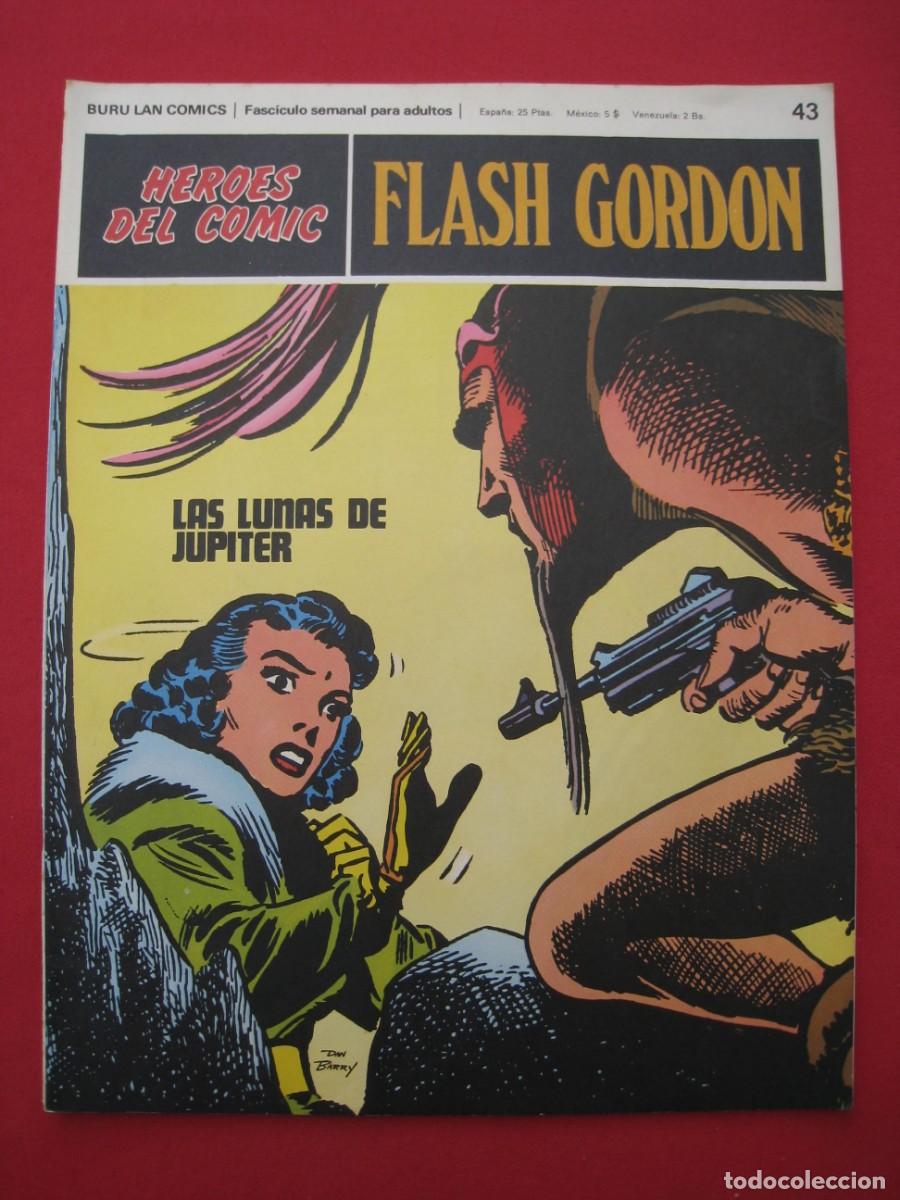 C&oacute;mics: HEROES DEL COMIC - FLASH GORDON - N&ordm; 43 - EDICIONES BURU LAN. - Foto 1