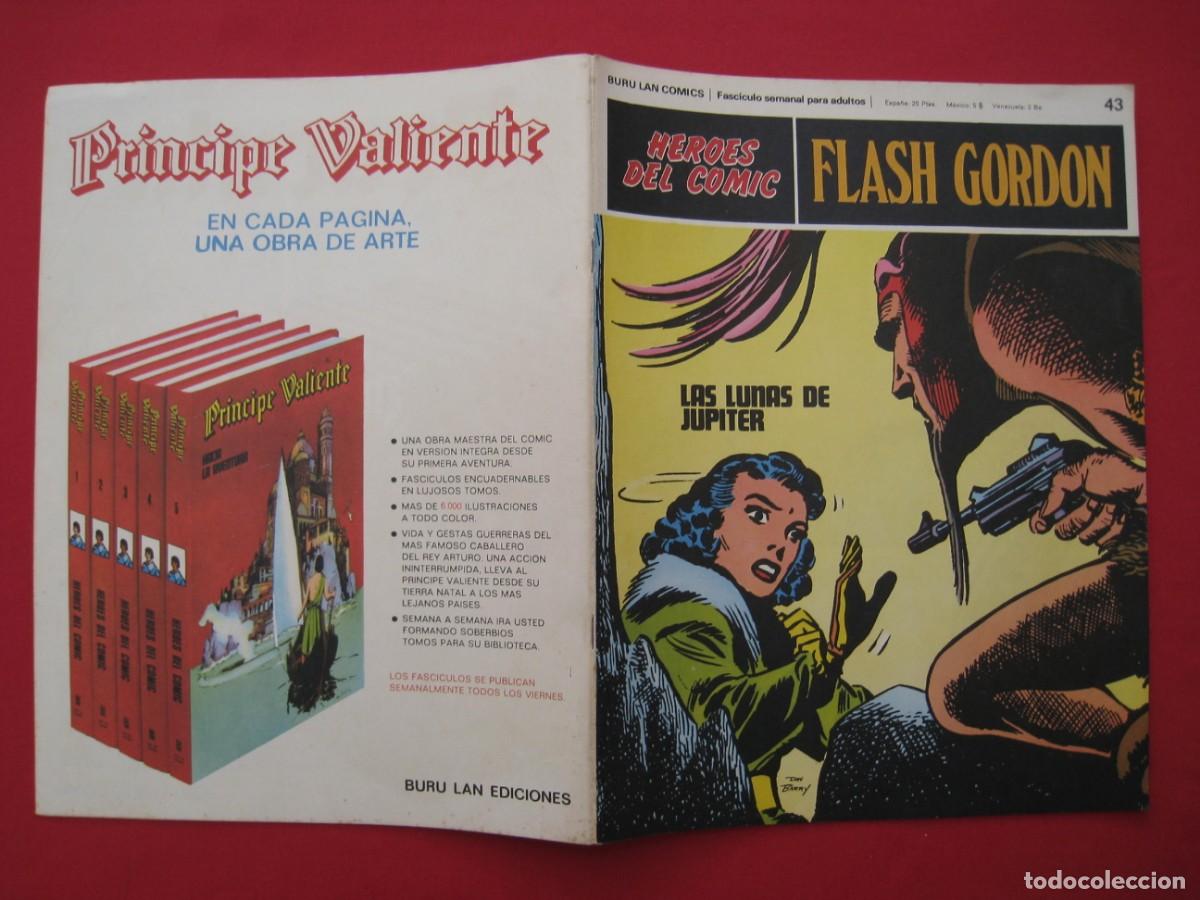 C&oacute;mics: HEROES DEL COMIC - FLASH GORDON - N&ordm; 43 - EDICIONES BURU LAN. - Foto 2