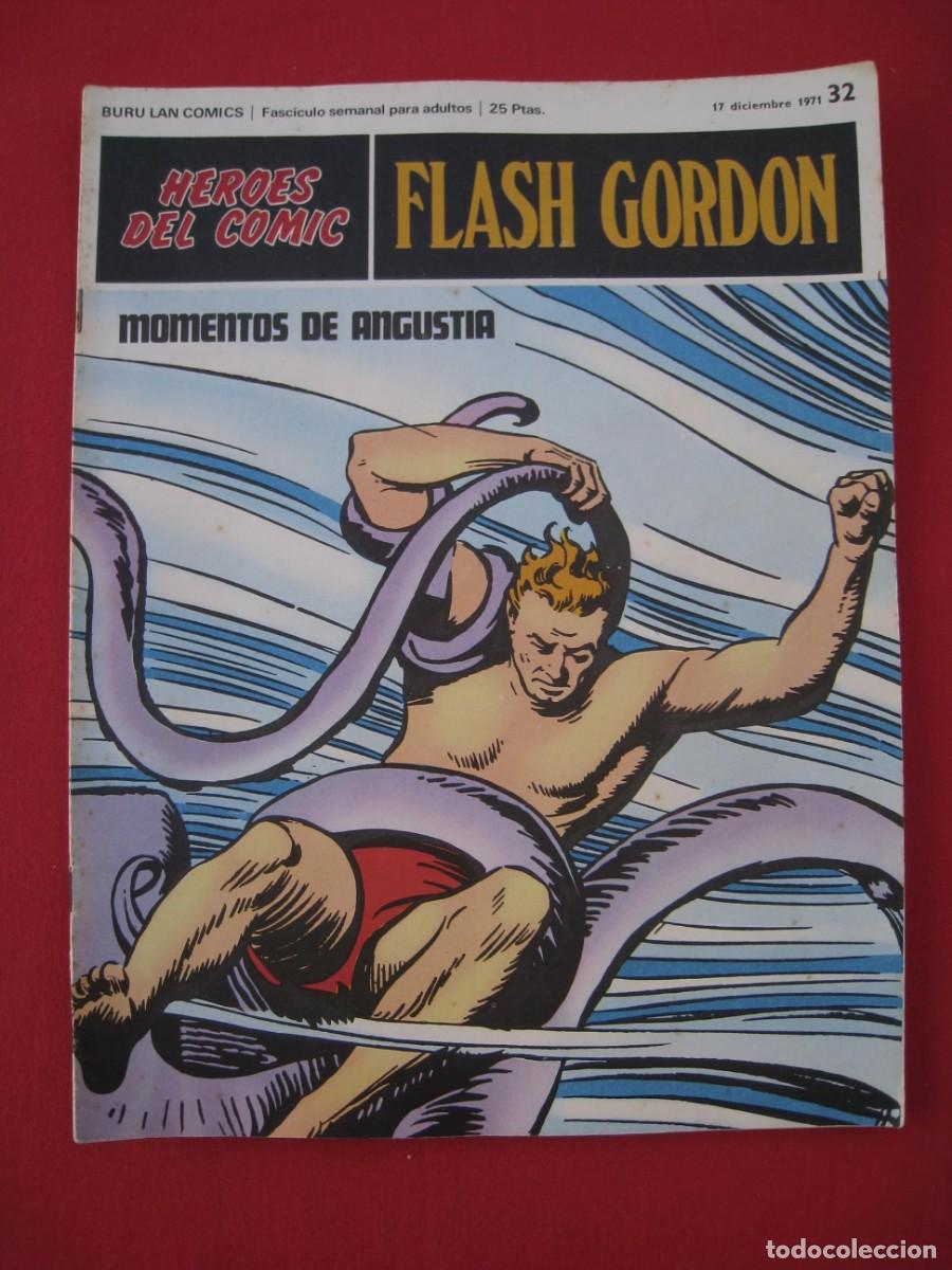C&oacute;mics: HEROES DEL COMIC - FLASH GORDON - N&ordm; 32 - EDICIONES BURU LAN. - Foto 1