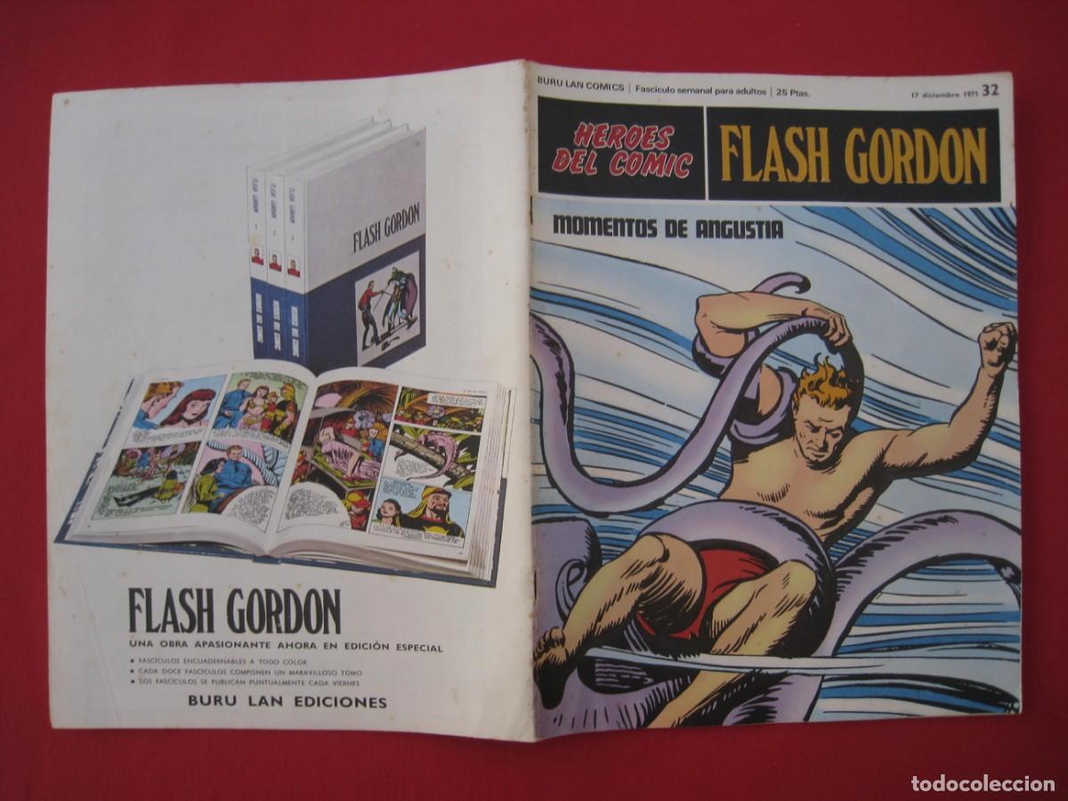 C&oacute;mics: HEROES DEL COMIC - FLASH GORDON - N&ordm; 32 - EDICIONES BURU LAN. - Foto 2