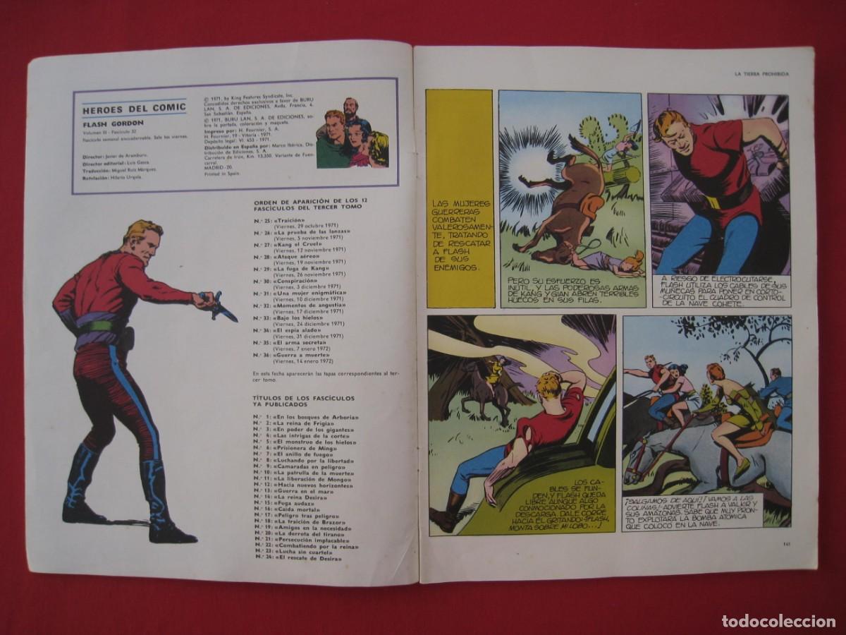 C&oacute;mics: HEROES DEL COMIC - FLASH GORDON - N&ordm; 32 - EDICIONES BURU LAN. - Foto 6