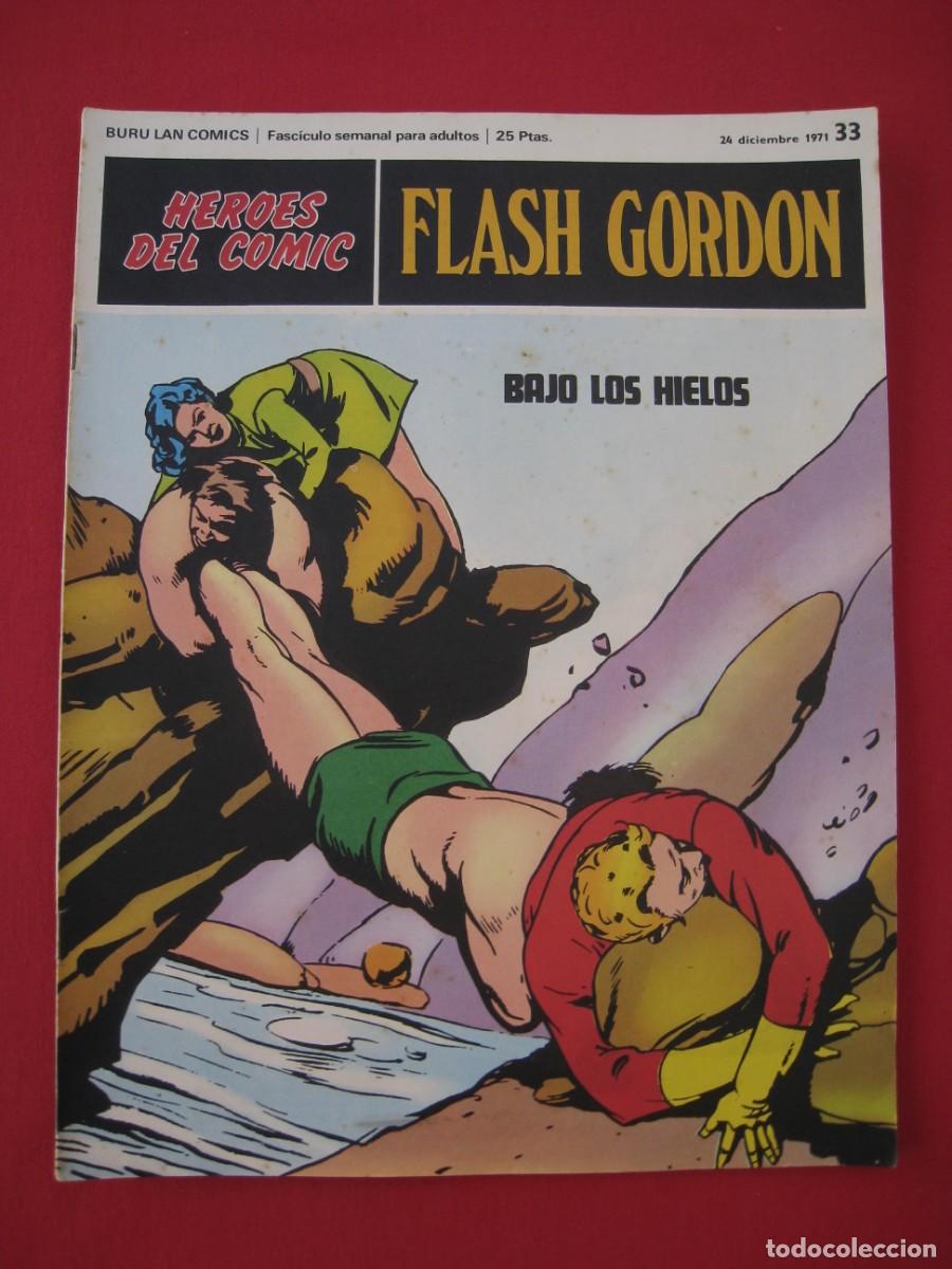 C&oacute;mics: HEROES DEL COMIC - FLASH GORDON - N&ordm; 33 - EDICIONES BURU LAN. - Foto 1