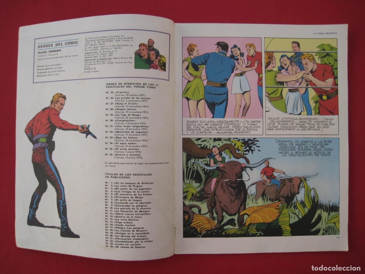 C&oacute;mics: HEROES DEL COMIC - FLASH GORDON - N&ordm; 33 - EDICIONES BURU LAN. - Foto 6
