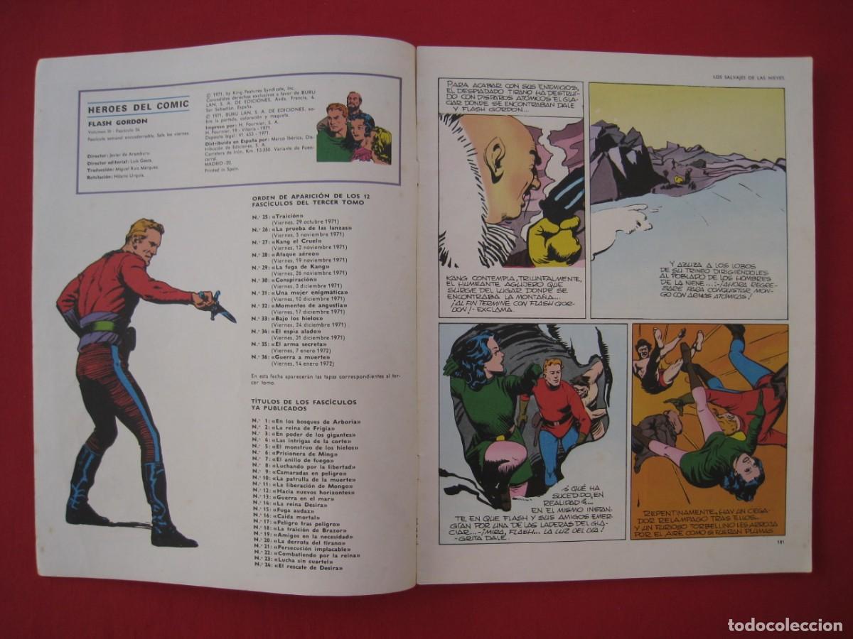 C&oacute;mics: HEROES DEL COMIC - FLASH GORDON - N&ordm; 34 - EDICIONES BURU LAN. - Foto 6