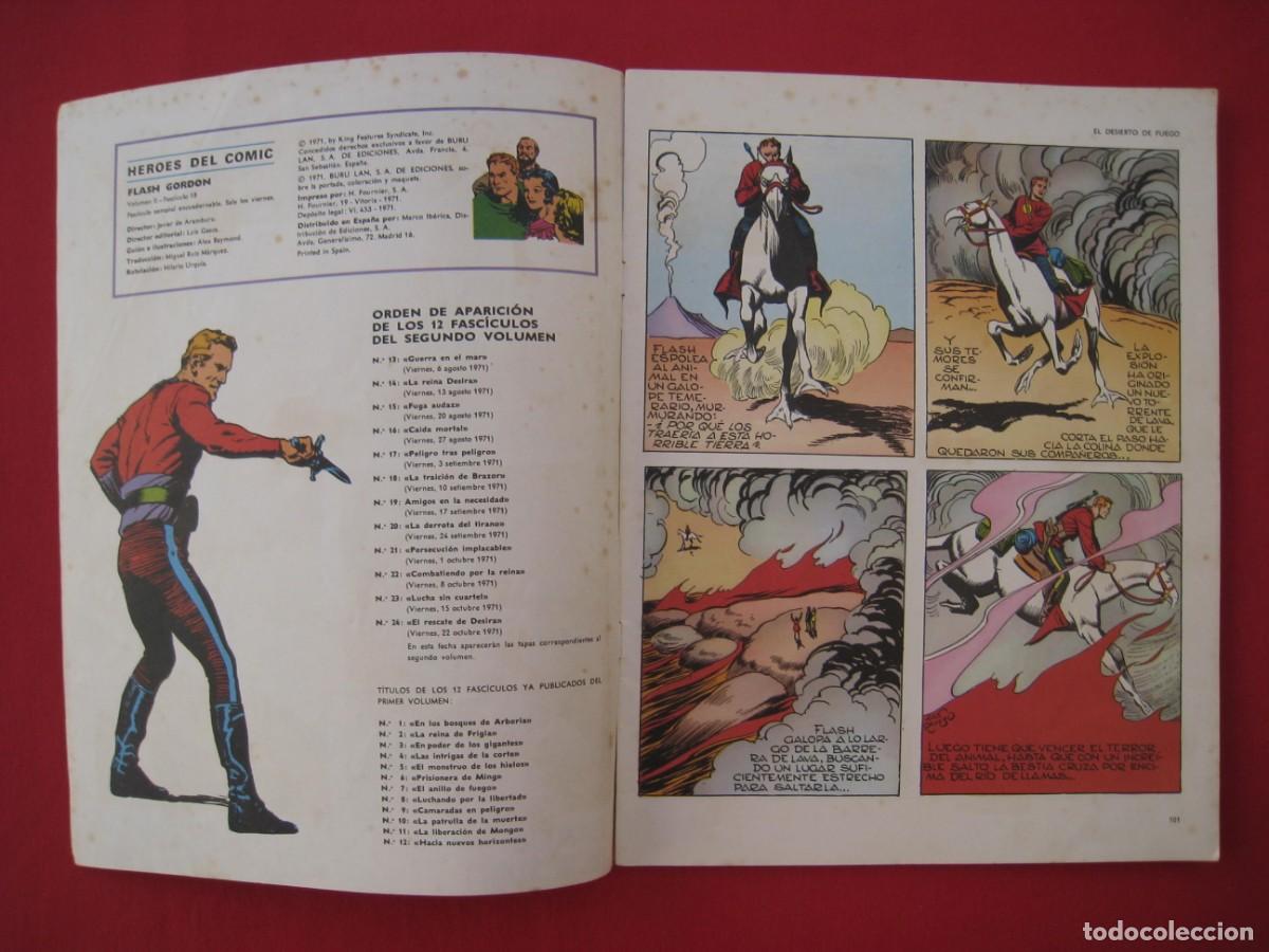 C&oacute;mics: HEROES DEL COMIC - FLASH GORDON - N&ordm; 18 - EDICIONES BURU LAN. - Foto 6