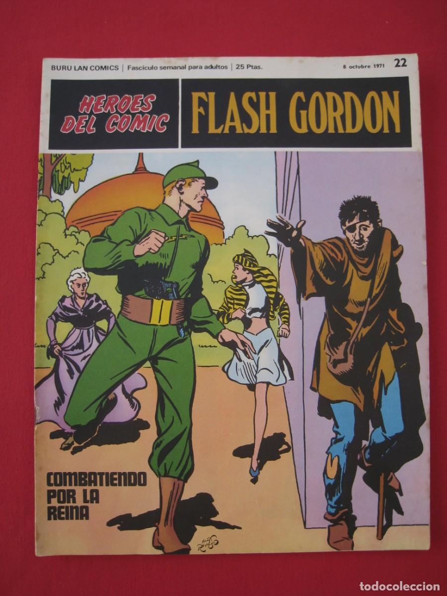 C&oacute;mics: HEROES DEL COMIC - FLASH GORDON - N&ordm; 22 - EDICIONES BURU LAN. - Foto 1
