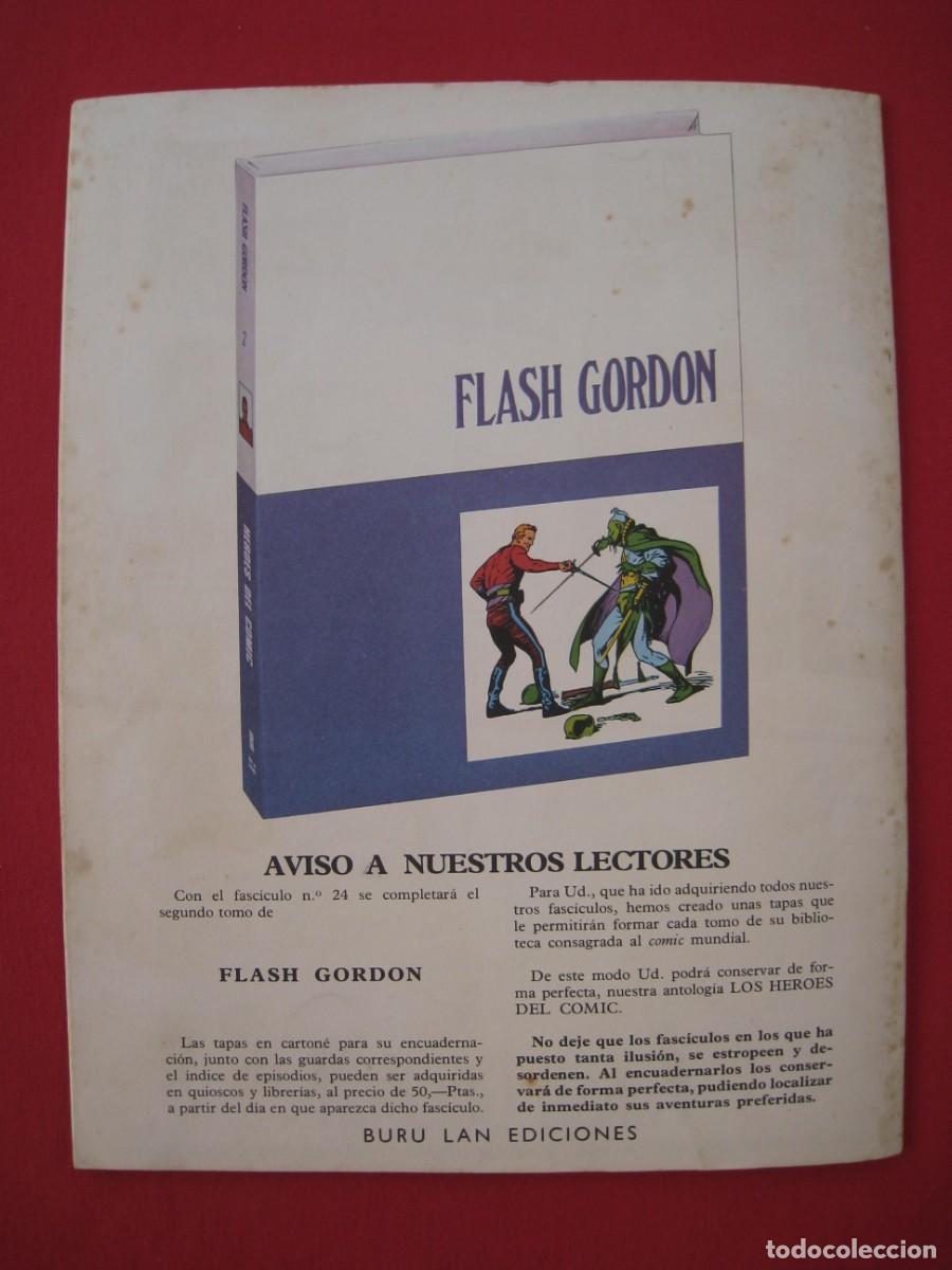 C&oacute;mics: HEROES DEL COMIC - FLASH GORDON - N&ordm; 22 - EDICIONES BURU LAN. - Foto 13