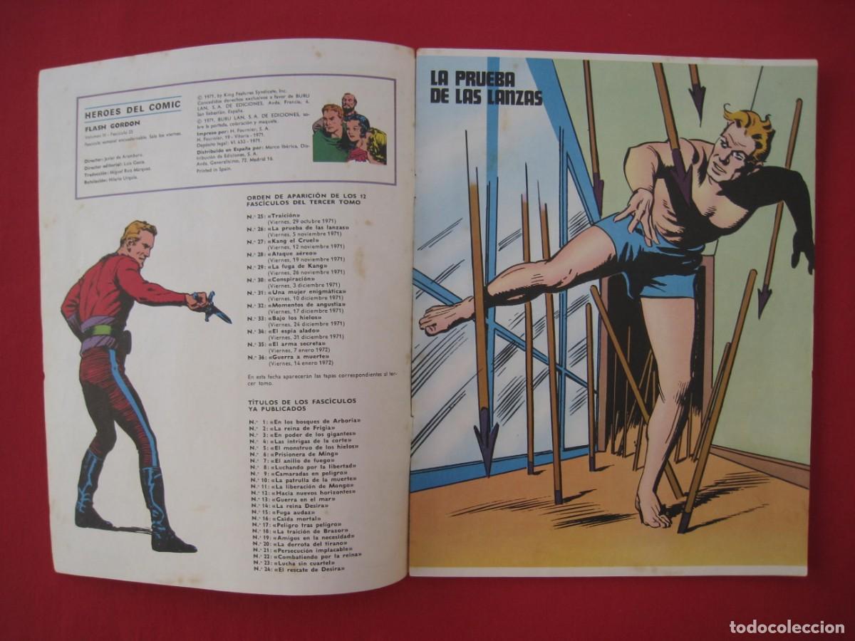 C&oacute;mics: HEROES DEL COMIC - FLASH GORDON - N&ordm; 25 - EDICIONES BURU LAN. - Foto 6