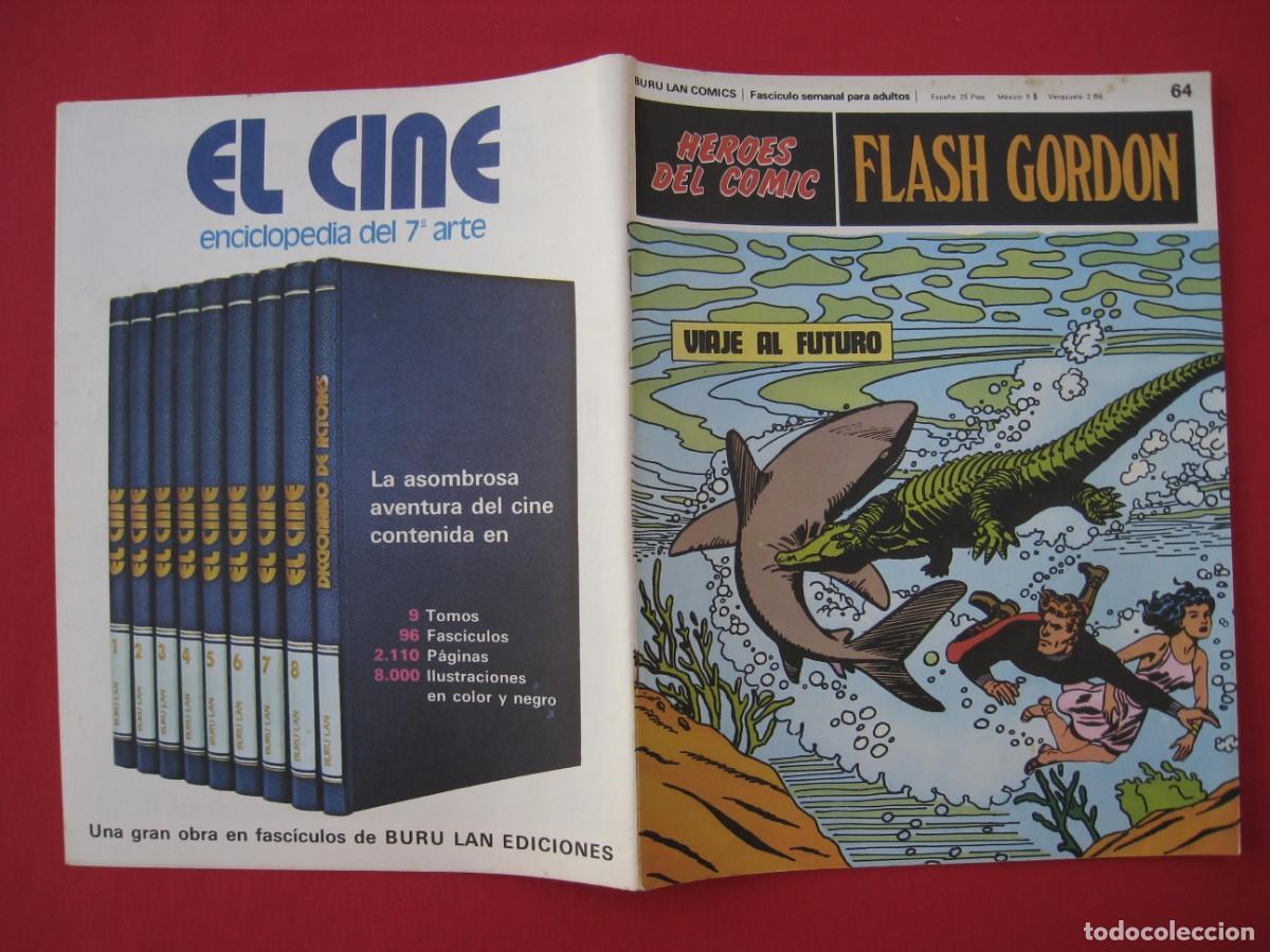 C&oacute;mics: HEROES DEL COMIC - FLASH GORDON - N&ordm; 64 - EDICIONES BURU LAN. - Foto 2