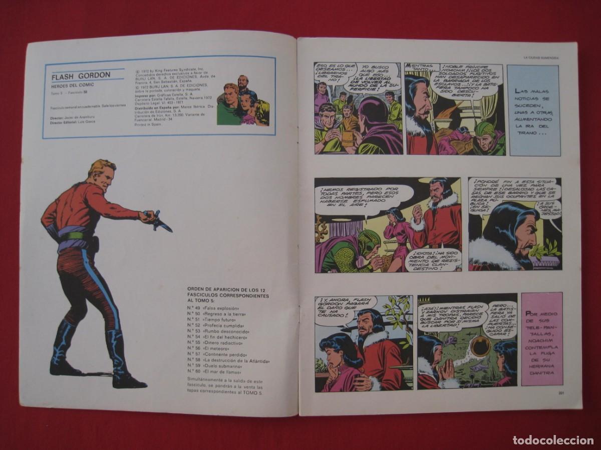C&oacute;mics: HEROES DEL COMIC - FLASH GORDON - N&ordm; 59 - EDICIONES BURU LAN. - Foto 6